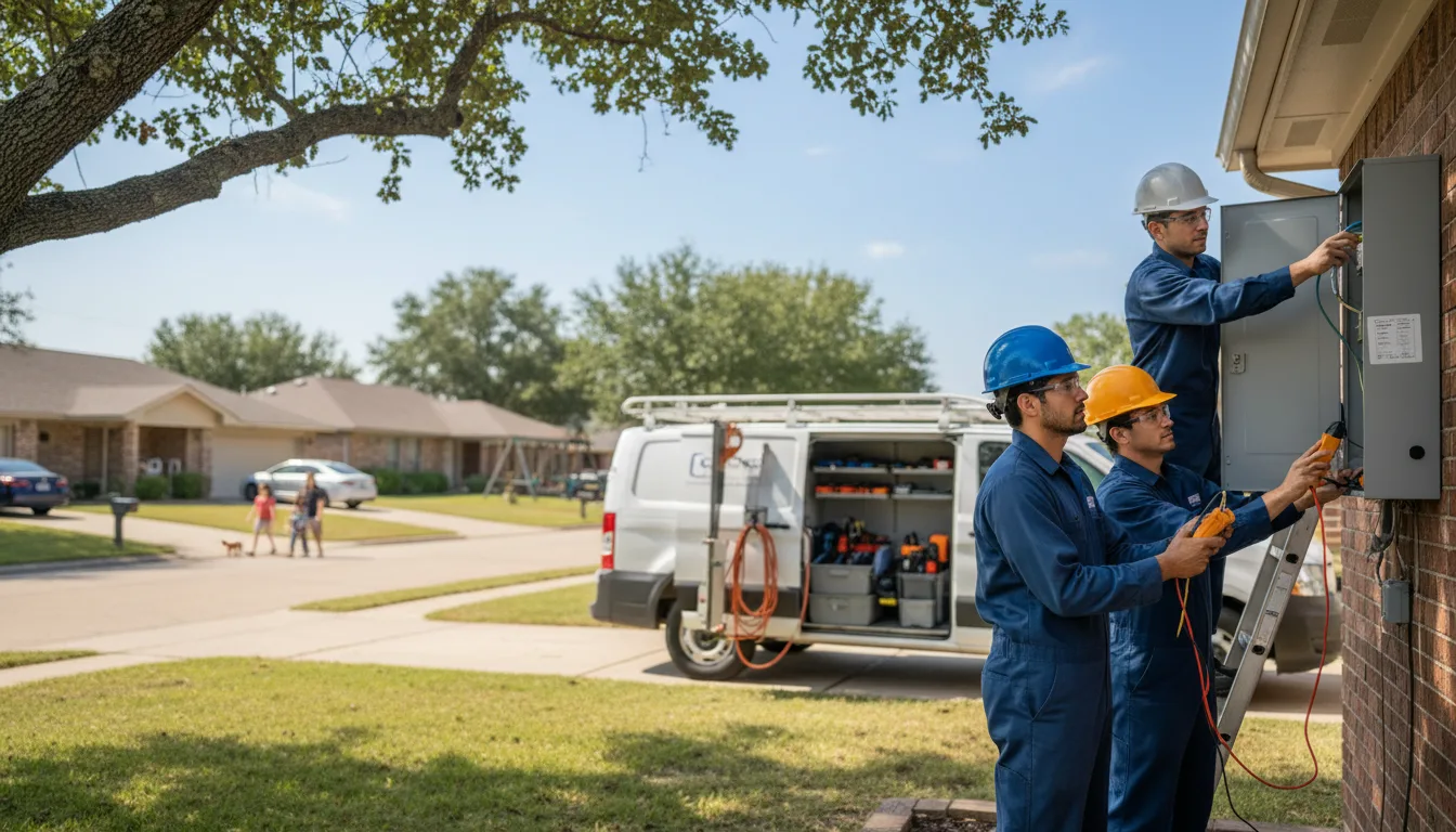 Certified electrician providing emergency electrical services in Rudolph, OH